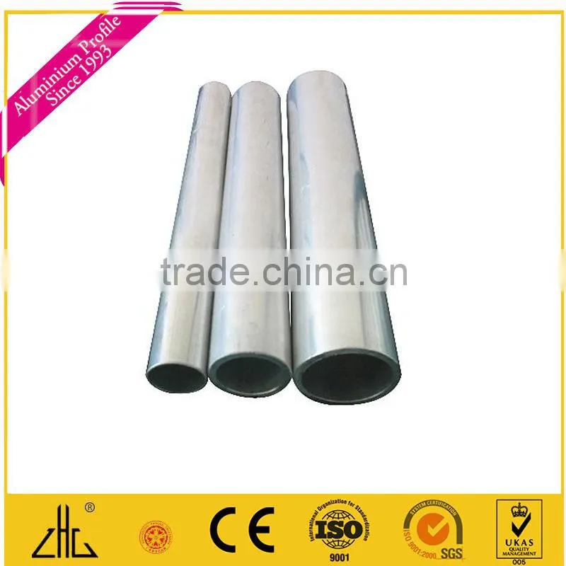 Any shape customized 300mm diameter aluminium tube / aluminum split tube