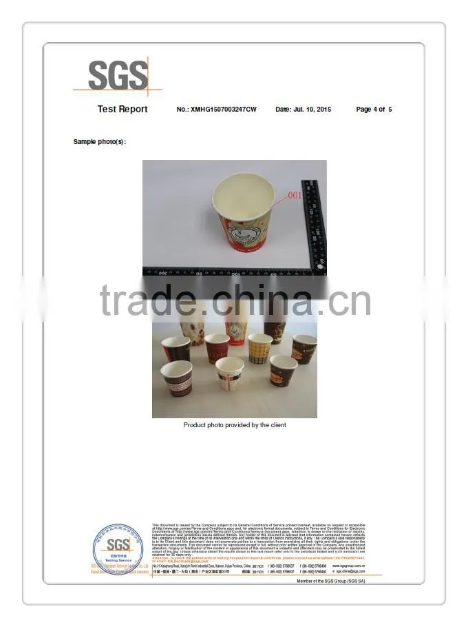 PE coated paper