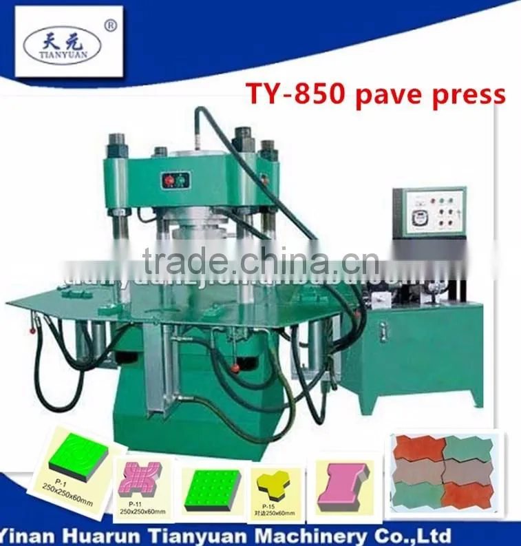 TY-850 interlocking brick making machine