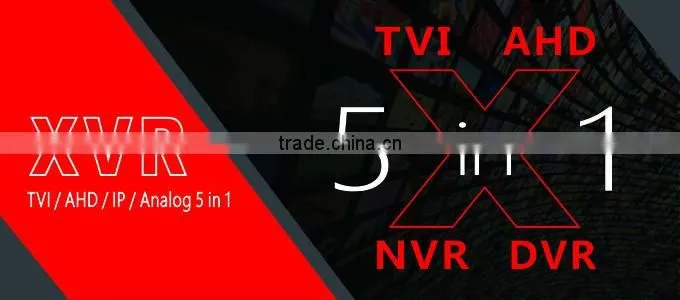 Low Price TVI/AHD/NVR/DVR ONVIF 16ch H.264 NVR Home Surveillance XVR
