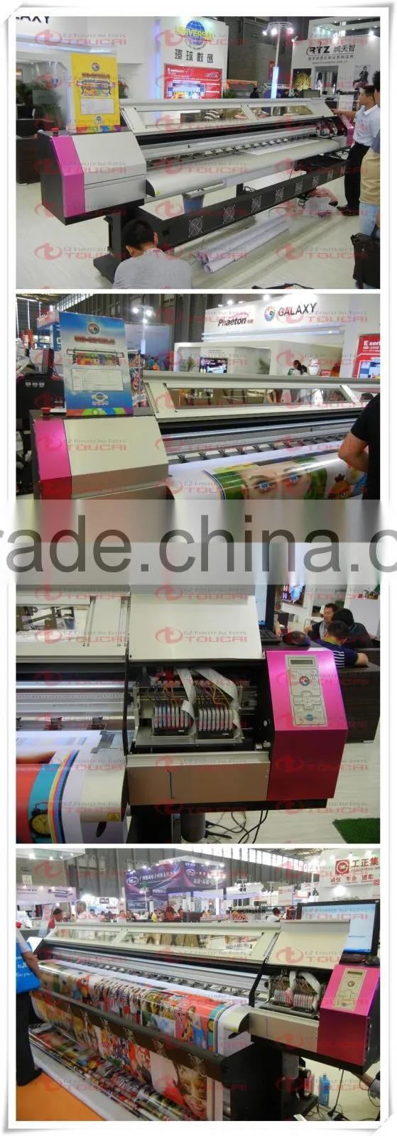 Dx5 heads equipped 3.2m galaxy ud ecosolvent printer