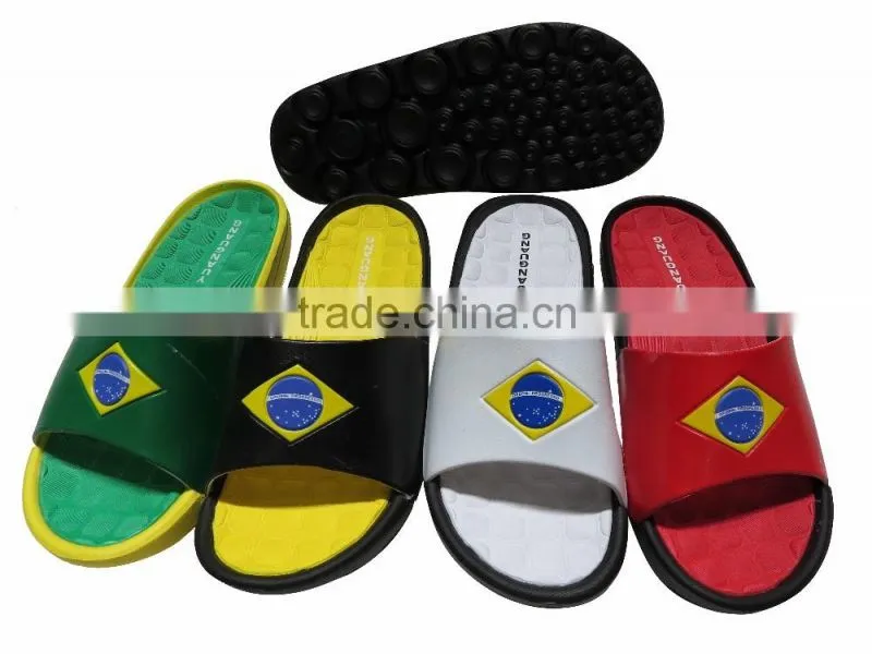 new eva slippers with national flag upper
