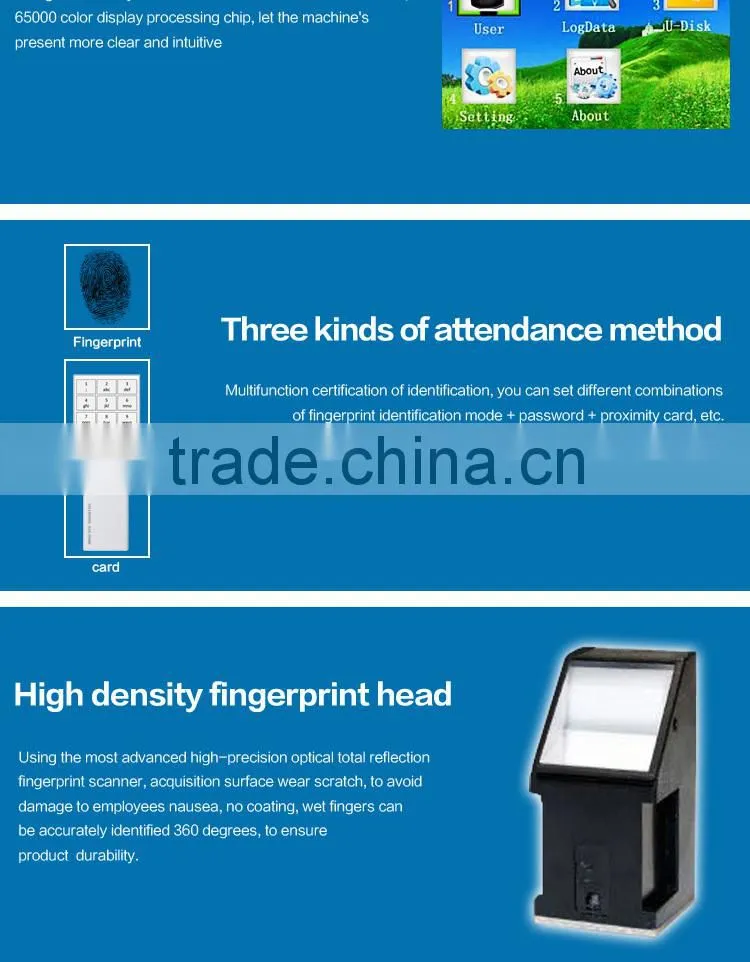 Color Screen Finger Print Reader (OC057-2-3)