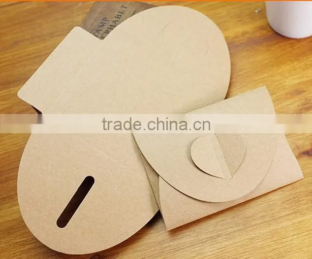 accept custom order cheap plain kraft envelope