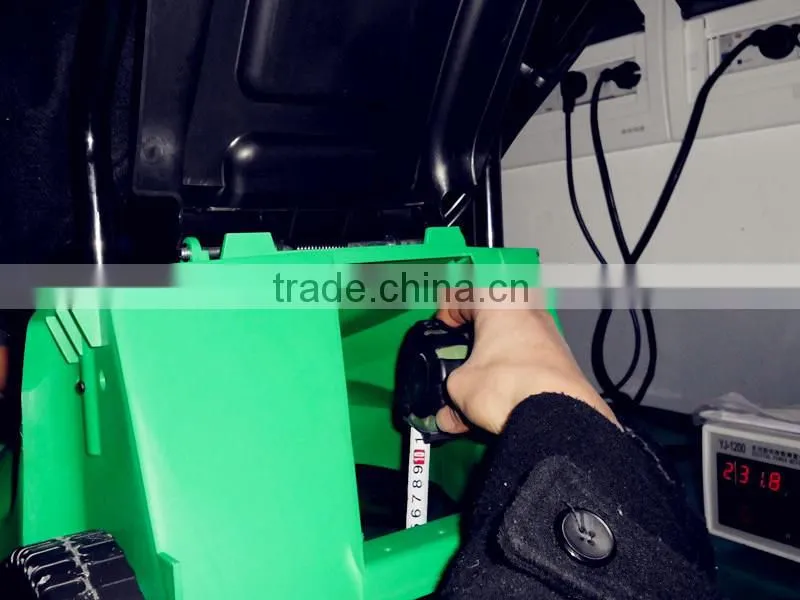 1000W double blade garden tractor lawn mower