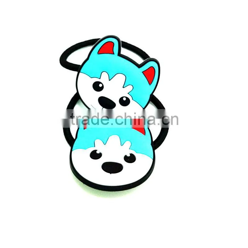 Kids lovely custom rubber printed elastic hair band for men