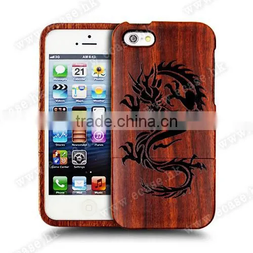 No charger glitter point wooden with engrave for iphone5s case.