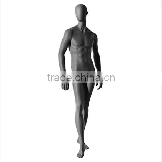 2013 fashion fiberglass male mannequin male black mannequin man
