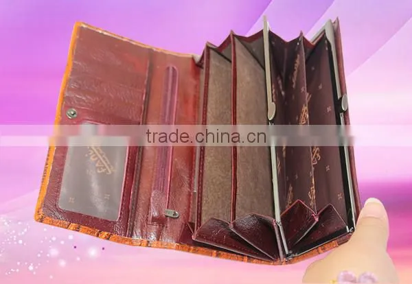 China factory wholesale fashion PU leather clutch purse for women or girls
