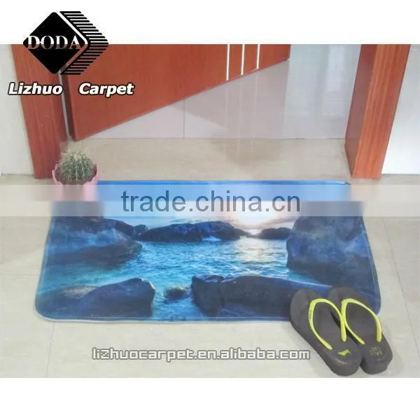 fashion printing bath mat rugs for home decorative carpet floor accessories