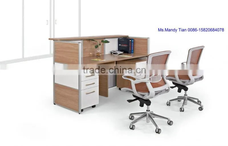2014 the most poplar office reception table desigend with three drawer F-601