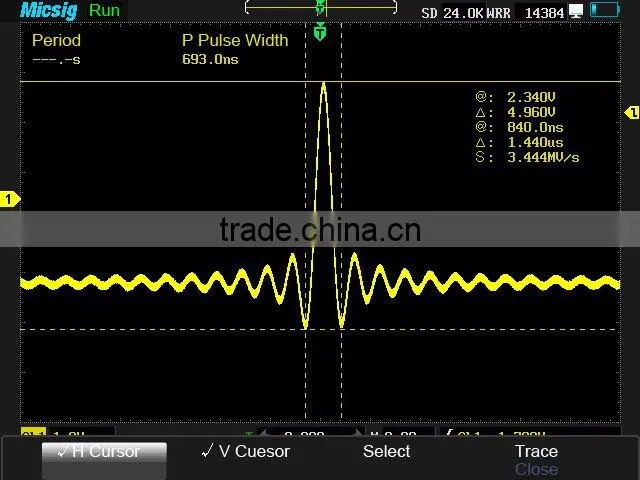 Micsig handheld 100MHz oscilloscope Tablet Oscilloscope Support touch screen operation MS210T Series 10 physical measurements