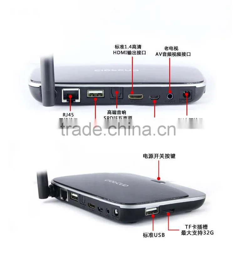 Hot!!! Android4.4.2 Rockchip Quad core 1.8GHz RAM 2GB ROM 8GB Android TV BOX CS918