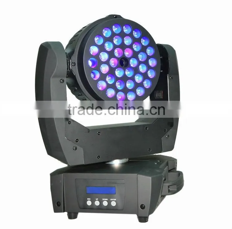 200mw green laser 36*10W 4in 1 rgbw led light for stage