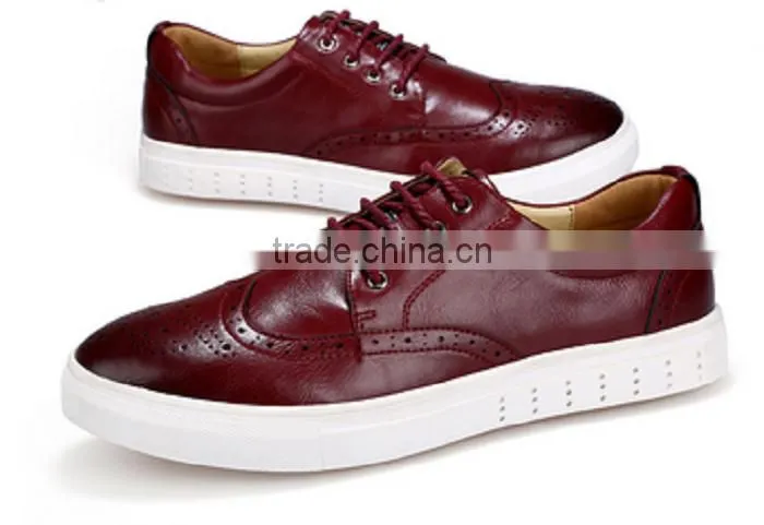Men Casual Leather Shoes Non-Slipping Cheap Slip on Shoes For Men