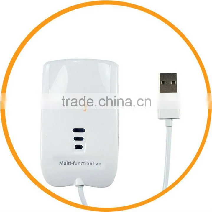 USB 2.0 to Multi-function LAN Ethernet Netwok Adapter for Apple Macbook from Dailyetech