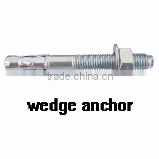 carbon Steel and stainless steel wedge anchor