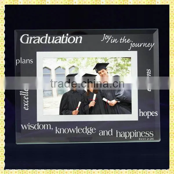 Handcrafted Wedding Gifts Glass Photo Frame For Married Keepsake