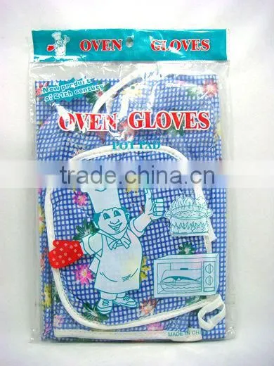 High Quality Oven MITT, Apron & Pot Pad For One Dollar Item, Kitchenware