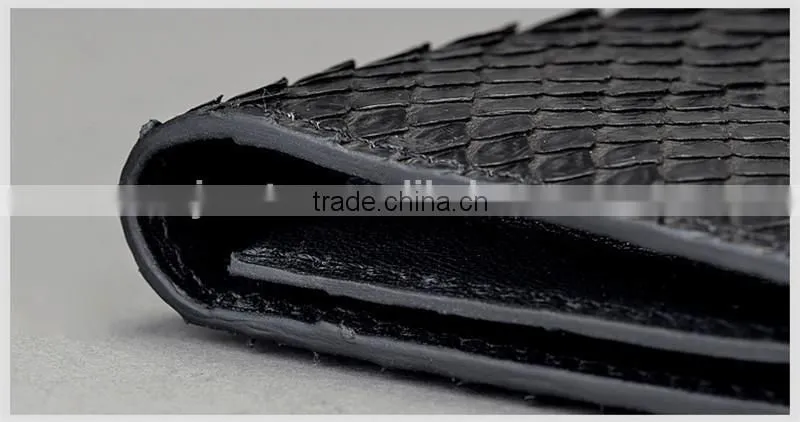 Customize Handmade Real Python Snakeskin Business Credit Card Wallet