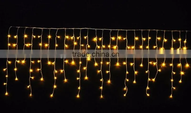 beautiful 10m 100LED maple leaf shape decoration rope light