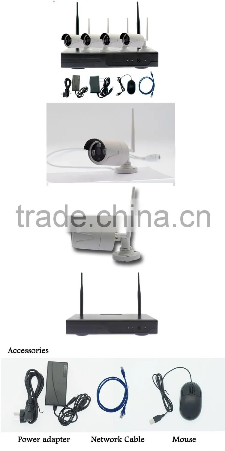 Wholesale!2016 hot selling new cctv secrity system product 2 megapixel wireless ip camera kit