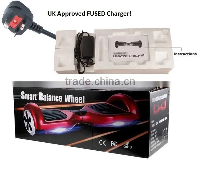 6.5inch Two Wheel Balance Scooter With Lithium Battery LED light
