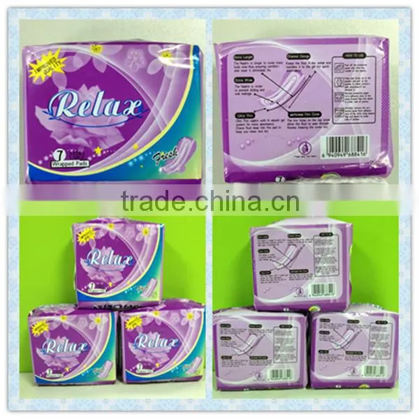 OEM brand women sanitary napkin/lady sanitary pad manufacturer