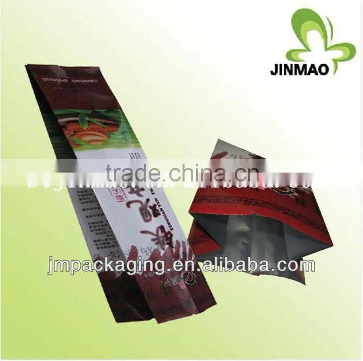 Laminated oolong tea four side sealed bag