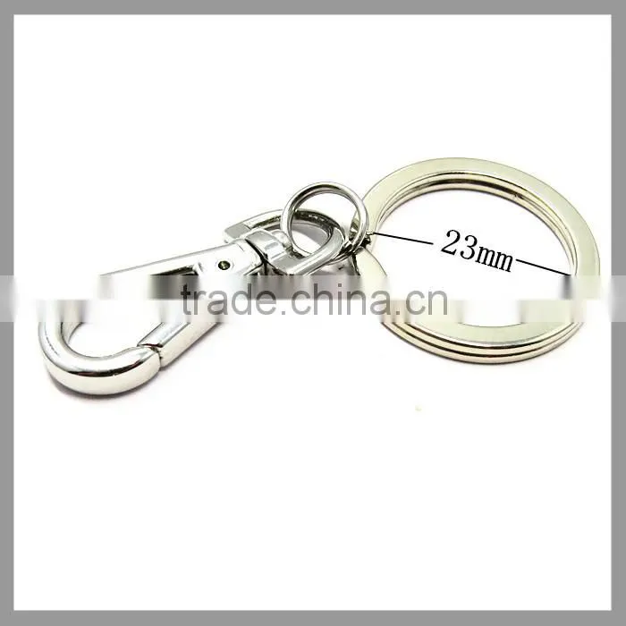 Popular Custom Metal Key Chain And Ring With Loop