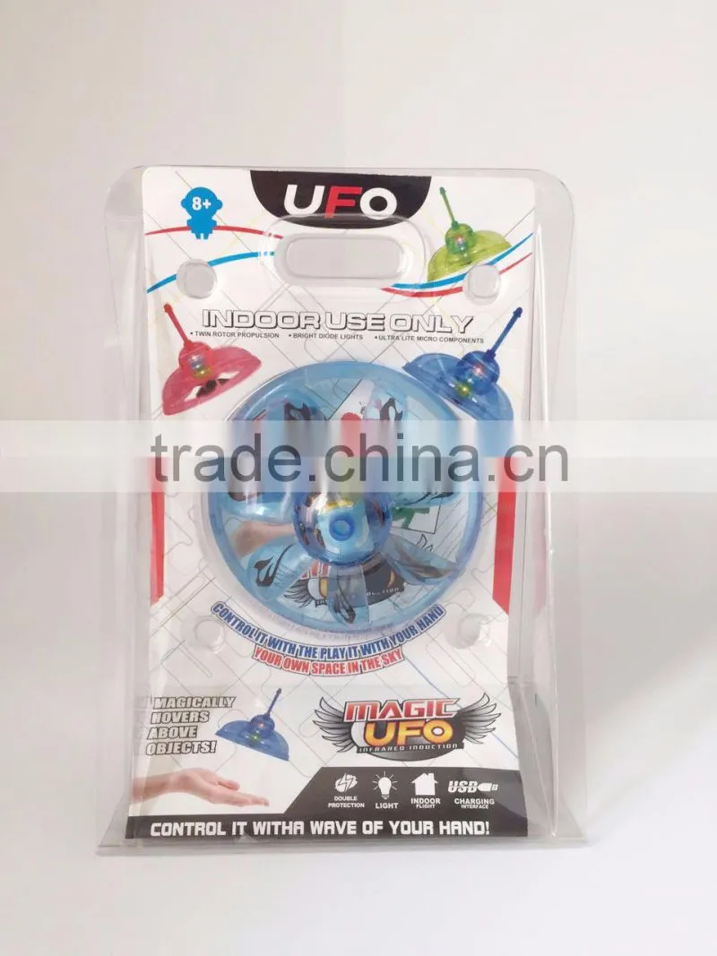 Infrared Sensor Flying Saucer Ufo Hand Induced Hovering Magic Trick Toys Sensor UFO For Children