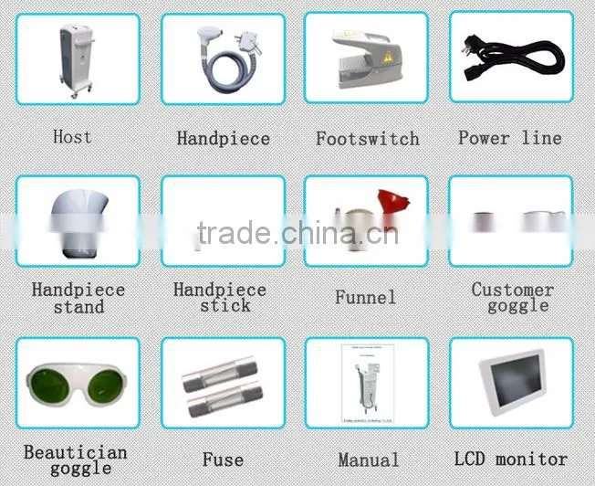 permanent hair removal/Professional New Diode 808nm Laser Hair Removal machine