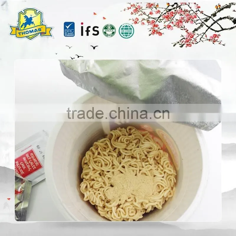 OEM design fried cup instant nooldes delicious packet noodles