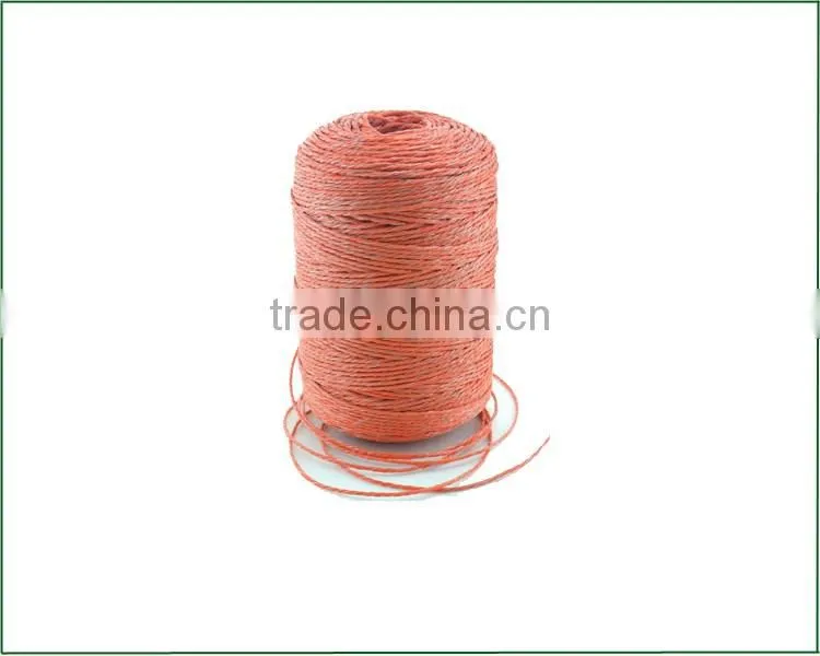 China Manufacturer electric fence PE fence poly rope with stainless steel wire for sheep fence
