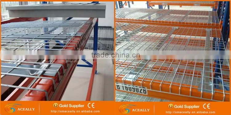Powder coated Q235 steel metal grid welded mesh panel for pallet racking
