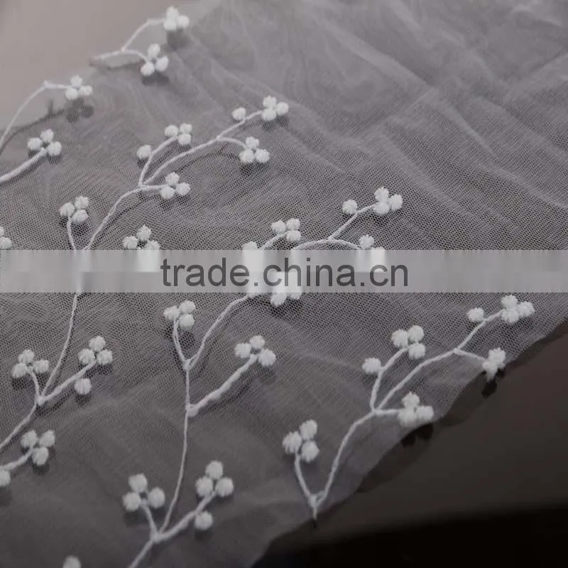 lace curtain fabric of non woven interlining