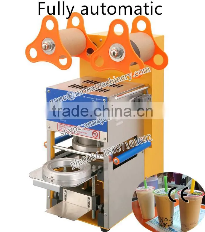 Small Automatic Plastic Paper Cup Sealing Machine