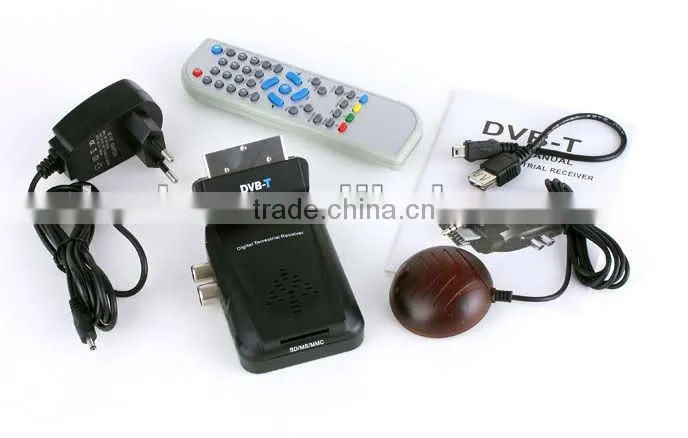 Digital Scart TV Box Tuner DVB-T Mini Freeview Receiver
