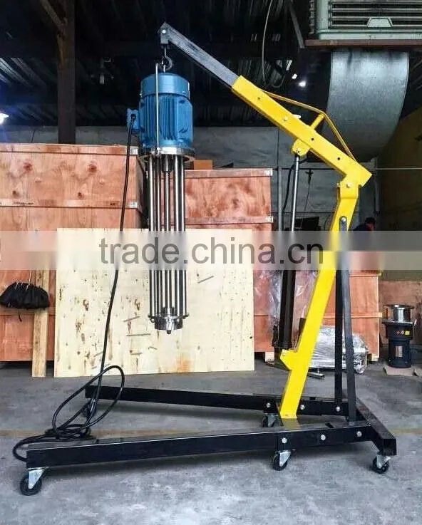 automatic pneumactic high shear homogenizer/disperser