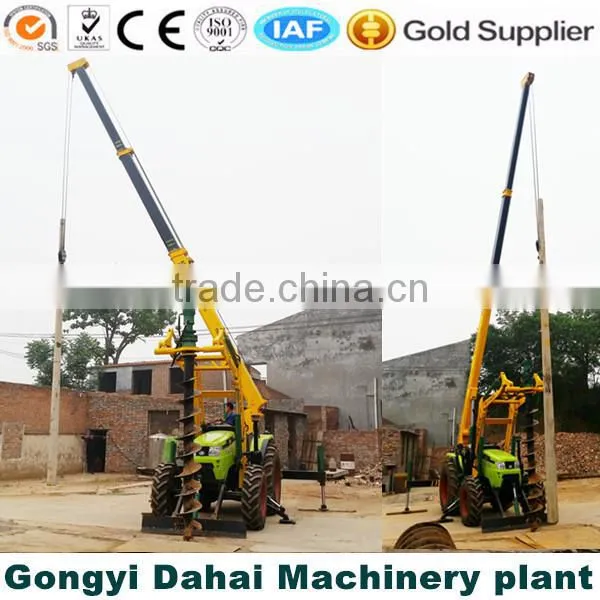2016 new electric pole digging and erection, wire rod pole machine for sale
