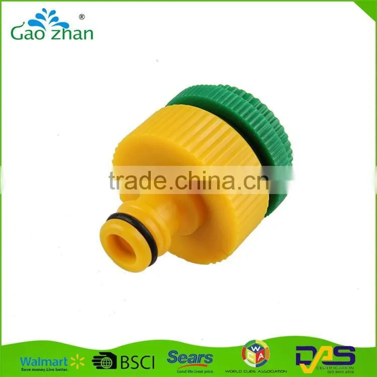 High quality manufacturer Plastic 1/2"-3/4"-1" female hose connector tap connector