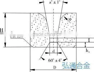 tungsten carbide die nibs for drawing tubes
