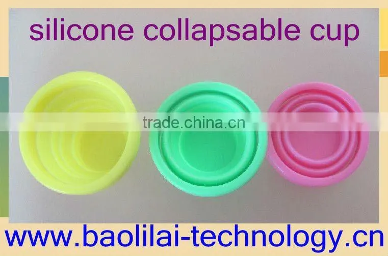 Free samples fashion silicone collapsible cup