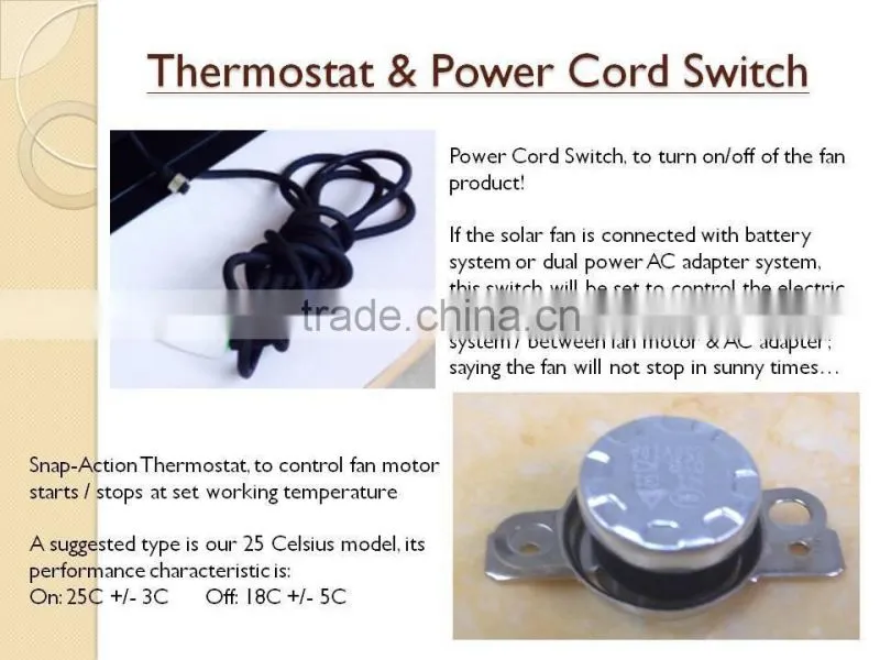 vent goods roof & wall mounted type Chinese Manufactor portable solar energy air circulation fan