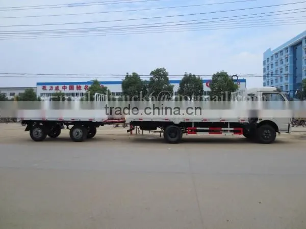 CLW 2 axles Cargo Small Semi Trailer 4 Ton