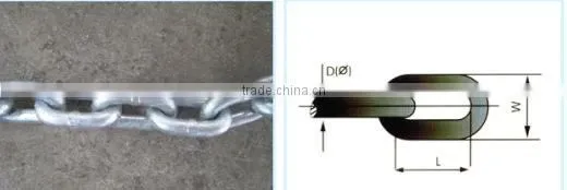 Carbon steel long DIN763 link chain