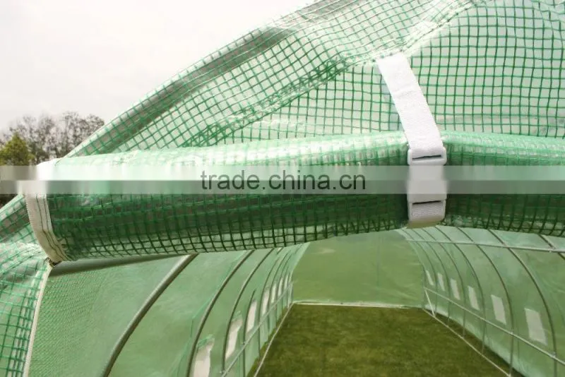 3x3x2M Polytunnel Greenhouse Fully Galvanized Steel Frame Garden Greenhouse