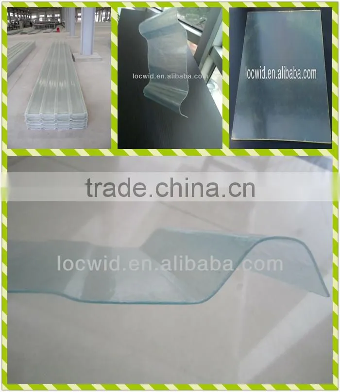 FRP sheet for skylight roofing