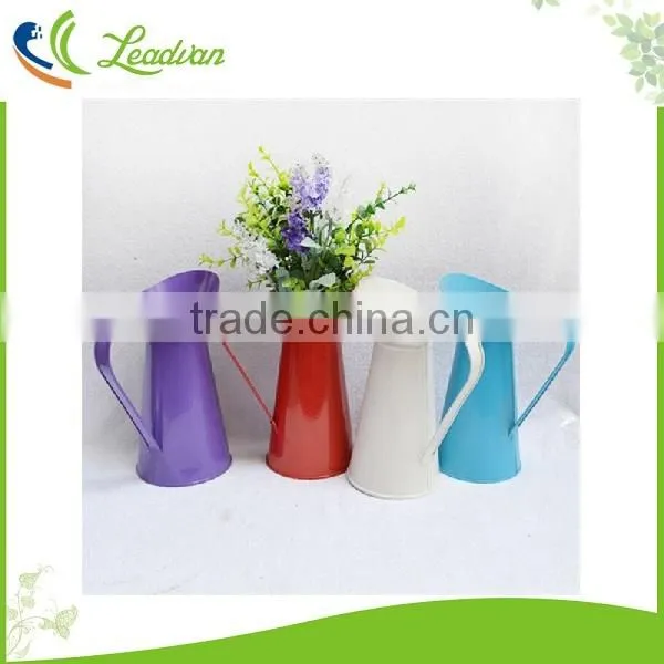 Garden table decorative metal flower vases for home decoration