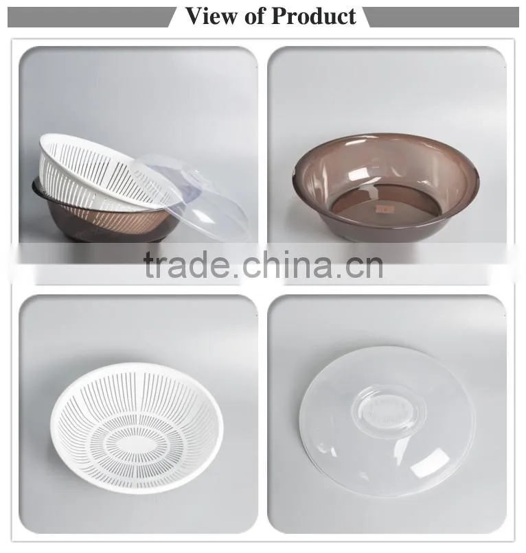 Competitive price pp plastic cleaning basket with lid for sale